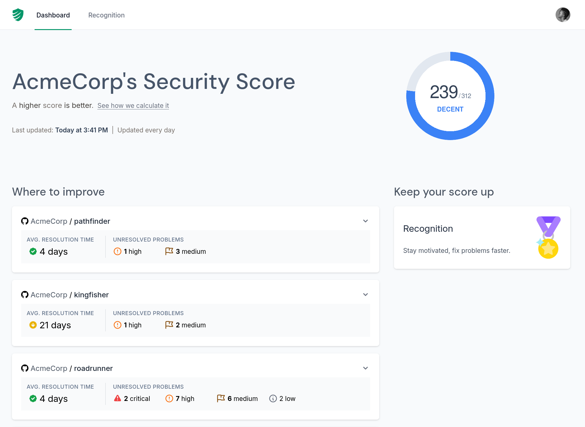 Product screenshot